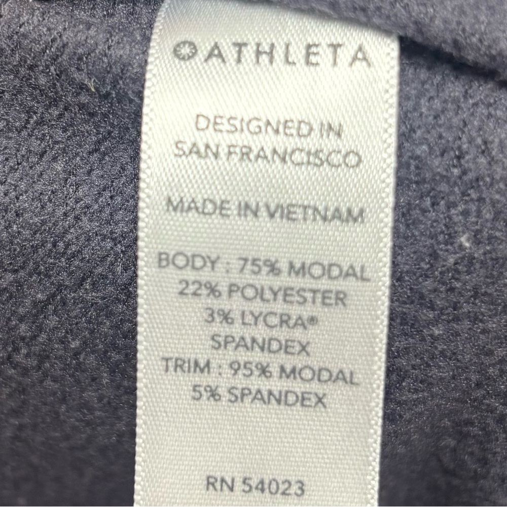 Athleta Coaster Luxe Pullover Dark Gray XL - Picture 4 of 5